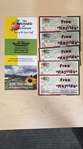 Item #44 "Heyride" Tickets