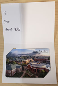 Item #8 $25 Campus Store Gift Card