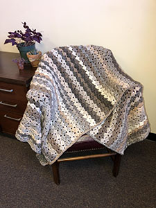 Item #12 Crocheted Blanket