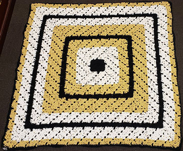 Item #17 Pinwheel Granny Square Blanket