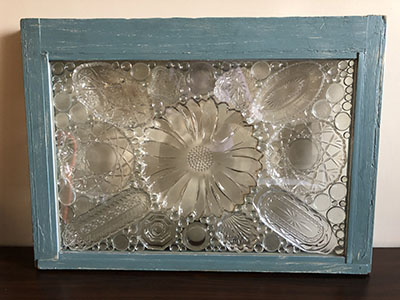 Item #28 Window Art Aqua