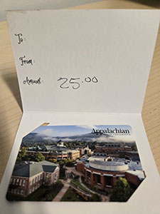 Item #30 Campus Store Gift Card