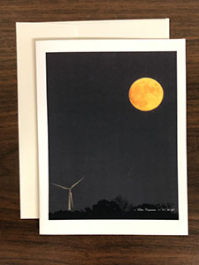 Item #38 Ellen's Moon over App note cards