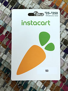 Item #44 Instacart Gift Card