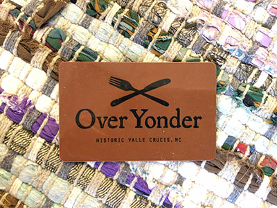 Item #49 Over Yonder Gift Card #2