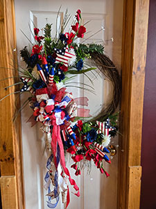 Item #6 4th of July Wreath
