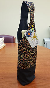 Item #7 Wine Tote w/Bottle of Wine