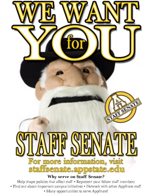 We Want You for Staff Senate